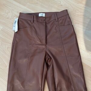 BNWT Wilfred REBEL PANTS size 0 in Mocha sorbet